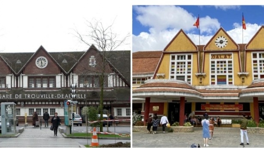 Vietnam’s most beautiful railway station twins with French counterpart